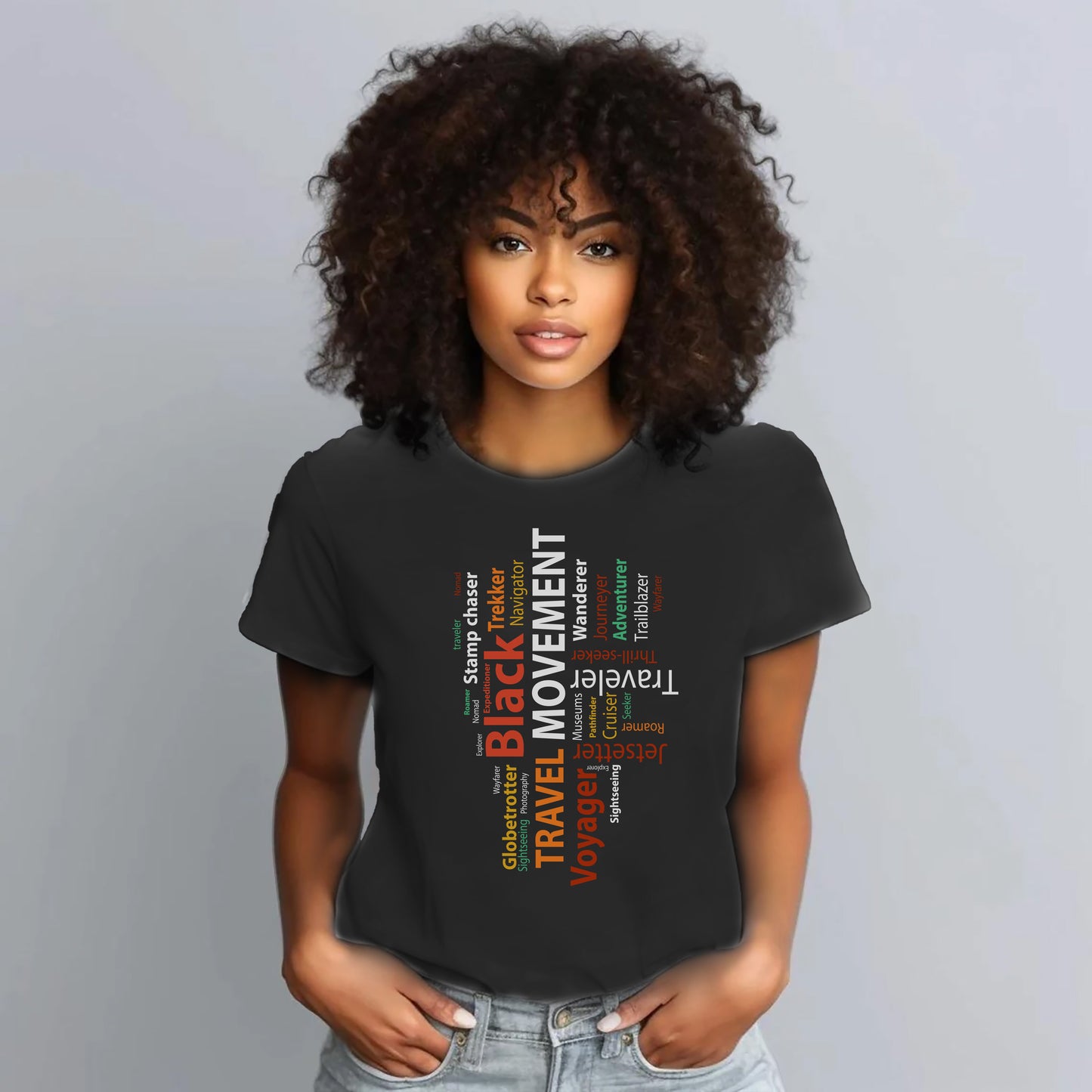 BTM Ladies Travel Mosaic Tee Shirt