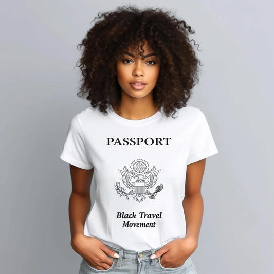 Ladies White Passport Tee